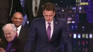 Joe Burrow Speech  2019 Heisman Trophy Ceremony [upl. by Atilrac]