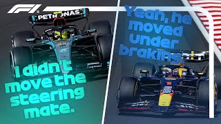 Hamilton amp Verstappen Collide In Epic LateRace Battle In Hungary  Extended Battles [upl. by Eeramit]