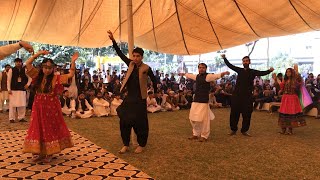 Attan by Pashtun Boys and Girls in GCU Lahore [upl. by Nolham593]