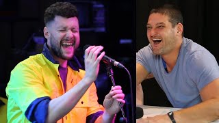 Calum Scott Surprises Fev amp Sings In Disguise I Fifi Fev amp Byron [upl. by Lasorella]