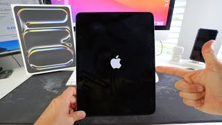 How to Force Turn OFFRestart Apple iPad Pro M4  Frozen Screen Fix [upl. by Rabin]