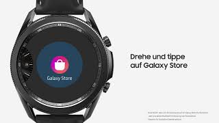 Samsung Galaxy Watch3 Ziffernblätter wechseln [upl. by Noramac]