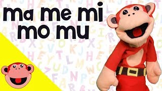 Sílabas ma me mi mo mu  El Mono Silabo  Videos Infantiles  Educación para Niños en Español [upl. by Merrel]