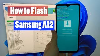 How to flash Samsung Galaxy A12  Flash firmware Android 11 with ODIN3 [upl. by Wera]