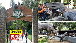 WATCH Dinosaur park being inaugurated at Chhatbir Zoo on Saturday [upl. by Rep]