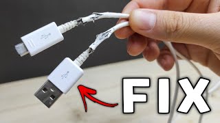 How To Fix A Broken iPhone Charger Cable [upl. by Layol]