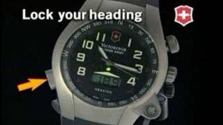 ST 5000 Digital Compass by Victorinox Swiss Army Watch [upl. by Boak371]