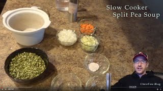 Slow Cooker Split Pea Soup Recipe Vegan [upl. by Amero]