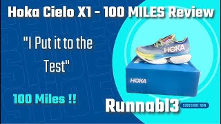 Hoka Cielo X1 100 MILES Review I Put it to the Test [upl. by Frangos]