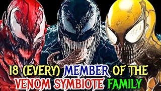 18 Every Member Of The Venom Symbiote Family  Explored [upl. by Mohammad603]