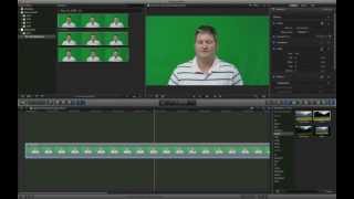 Final Cut Pro X Green Screen Tutorial stepbystep instructions [upl. by Sirtimid80]