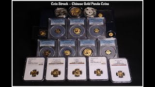 Coin Struck  Chinese Gold Panda Coins [upl. by Nerin691]