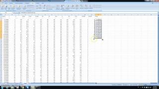 Calculate mean monthly values of weather data with Excel [upl. by Merriott876]