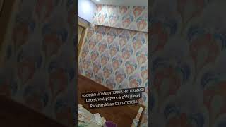 3D wallpapers 3d forceiling and pvcpanel by SoOMRo Home DeCore in Qasimabad Hyderabbad [upl. by Asalocin]