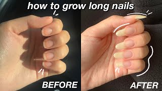 HOW TO GROW LONG NAILS tips for healthy amp strong nails  Ep 3 💅🏻 [upl. by Gerrit]