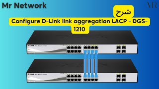 Configure DLink link aggregation LACP  DGS1210 شرح [upl. by Nazar]