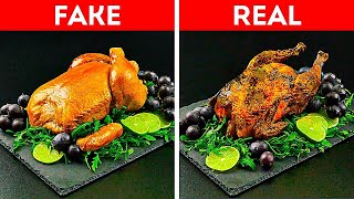 FAKE FOOD VS REAL FOOD  Can You Tell These Fake Foods From the Real Ones [upl. by Otreblif393]