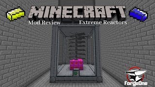 Minecraft Mod Review  Extreme Reactors  Turbine Set Up [upl. by Hsaka141]