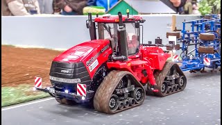 AWESOME modified RC Tractors Farming in 132 scale [upl. by Sidwell]