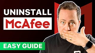 How to uninstall McAfee antivirus  Easy guide ✅ 100 works [upl. by Llyrpa924]