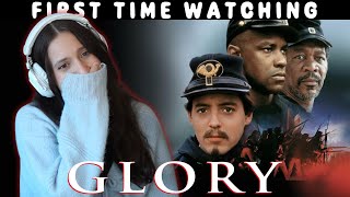 Glory 1989 ♡ MOVIE REACTION  FIRST TIME WATCHING [upl. by Patrizia]