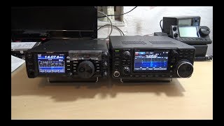 Yaesu FT991a VS Icom IC7300 Comparison [upl. by Ardnekan314]