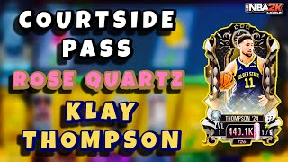 Courtside Pass RQ Klay Thompson Gameplay Mini PWR Cap Rewards amp Daily Logins In NBA 2K Mobile [upl. by Beisel]