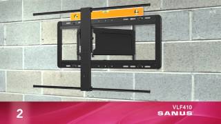 How to Install Your SANUS VLF410 TV Mount [upl. by Childers549]