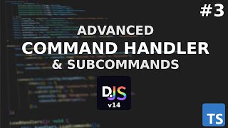 Command Handler with Subcommands  Typescript DiscordJS Series  3 [upl. by Nayar324]