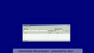 Vdownloader demonstration [upl. by Coletta]