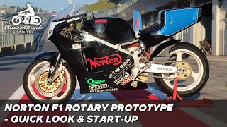 The first Norton F1 rotary to leave the factory  quick look amp startup [upl. by Asillam838]