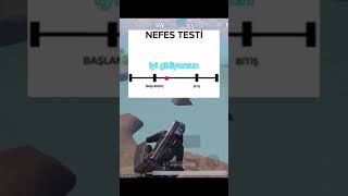 Nefes tutuma testi keşfet pubgmobile shortvideo [upl. by Kingdon]