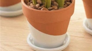 How to Paint TerraCotta Pots [upl. by Goodill262]