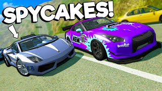 SPYCAKES amp I BECAME LAMBORGHINI POLICE  BeamNG Multiplayer Mod Gameplay [upl. by Washington]