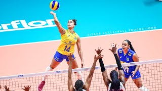 Drussyla Costa  Volleyball Highlights  Best Volleyball Actions  Womens VNL 2018 [upl. by Atwood253]