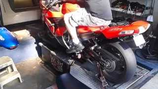 2006 ZX14 TiForce full exhaust dyno [upl. by Ahseenyt]