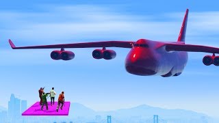 GIGANTIC PLANE VS SNIPERS GTA 5 Funny Moments [upl. by Oiraved]