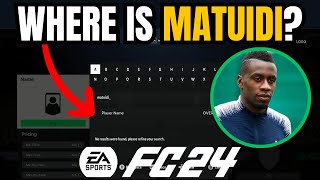 Is Matuidi in FC 24  How to Find Blaise Matuidi in EA Sports FC 24 fc24 [upl. by Ayotahc]