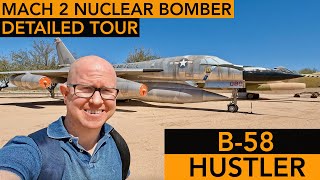 Tour around the first Mach 2 nuclear bomber  the Convair B58 Hustler [upl. by Furlani]