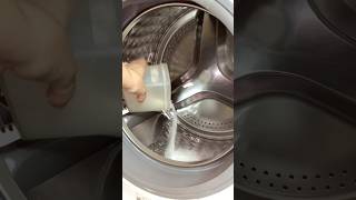 Deep cleaning the washing machine clean cleaningtips cleaning asmr cleaningmotivation [upl. by Enialedam500]