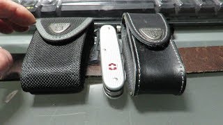 Victorinox ALOX PIONEER X  Dressing Session WHICH SHEATH TO CHOOSE [upl. by Nwahsyar929]