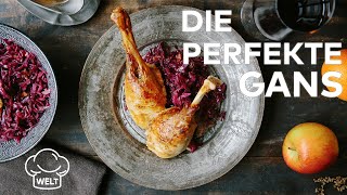 ULTIMATIVES GÄNSEBRATENREZEPT So gelingt der perfekte Festtagsbraten  WELT Rezepte [upl. by Aciretal]