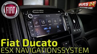 Fiat Ducato Navigation einbauen  ESX VNC720  ARS24 [upl. by Lianne333]