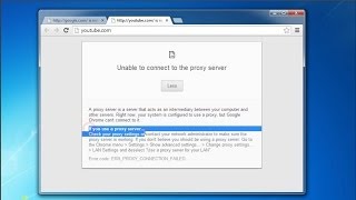 How to fix quotUnable to connect to the proxy serverquot error [upl. by Imerej]