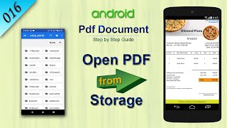 Open PDF in application Android PDF Viewer [upl. by Aicilyhp495]