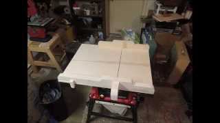 Table Saw Sled for Skil 3310 model [upl. by Nimaj]