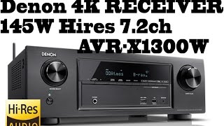 Denon HIFI 4K RECEIVER  145W Hires 72ch  4K Ultra HD AVRX1300W comparison with AVRX520BT [upl. by Ibrik]