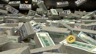 BILLIONS in HUNDRED DOLLARS amp BITCOINS  Wealth Visualization Manifestation Abundance HD [upl. by Tish474]