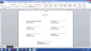 Preliminary Pages ThesisDissertation Formatting [upl. by Hildick502]