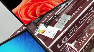 LG UP7500 Active 4K TV Unboxing  Setup with Demo [upl. by Riley]